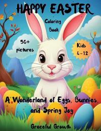 Bokomslag för "Happy Easter Coloring Book"