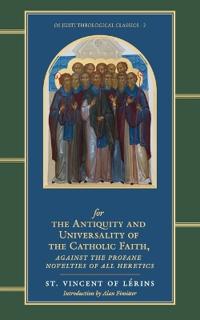 Kirjan kansi "Commonitory for the Antiquity and Universality of the Catholic Faith"