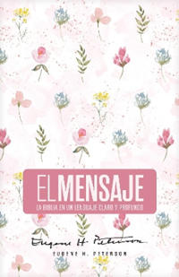 Biblia El Mensaje (Tapa Dura, Rosa Floral)