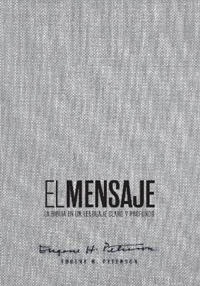 Biblia El Mensaje (Tapa Dura, Gris Tela)