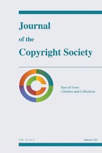 Journal of the Copyright Society, Volume 72(3)
