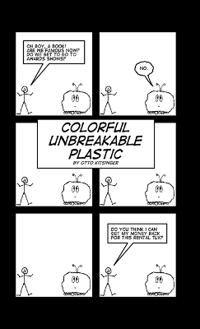 Colorful Unbreakable Plastic