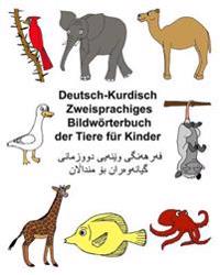 Deutsch-Kurdisch Zweisprachiges Bildwörterbuch der Tiere für Kinder