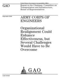 Army Corps of Engineers: organizational realignment could enhance effectiveness, but several challenges would have to be overcome: report to th