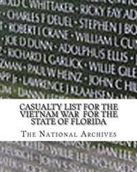 Casualty List for the Vietnam War for the State of Florida