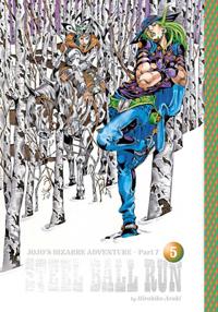 Kirjan kansi JoJo's Bizarre Adventure: Part 7--Steel Ball Run, Vol. 5