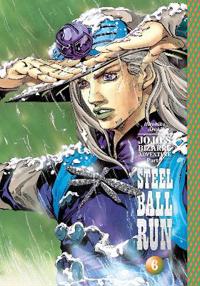 Kirjan kansi JoJo's Bizarre Adventure: Part 7--Steel Ball Run, Vol. 6