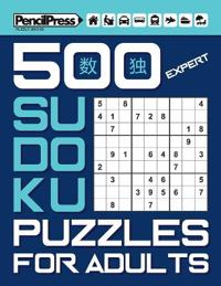 500 Expert Sudoku Puzzles for Adults (with answers)