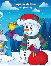 Pupazzi di Neve Libro da Colorare 1 & 2
