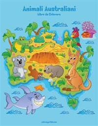 Animali Australiani Libro da Colorare 1