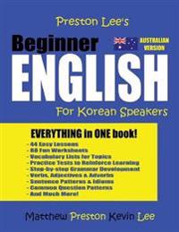 Preston Lee's Beginner English For Korean Speakers (Australian)
