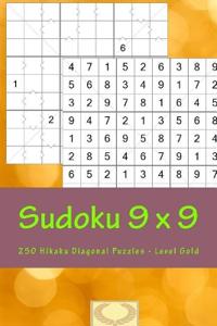 Sudoku 9 x 9 - 250 Hikaku Diagonal Puzzles - Level Gold