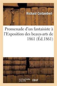 Kirjan kansi "Promenade d'Un Fantaisiste À l'Exposition Des Beaux-Arts de 1861"