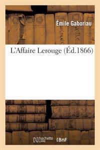 Bokomslag för "L'Affaire Lerouge"