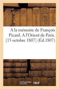 a la Mémoire de François Picard