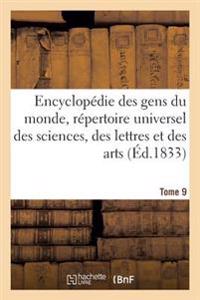 Encyclopédie Des Gens Du Monde T. 9.1