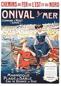 Carnet Ligné Ligné Affiche Chemins de Fer Onival-Sur-Mer