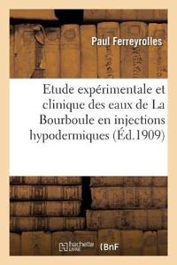 Les Eaux Minérales En Tant Que Sérums Artificiels, Étude Expérimentale Et Clinique Des Eaux