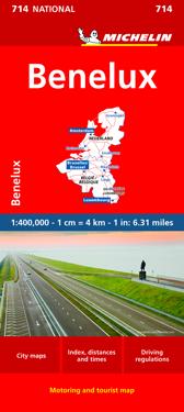 Benelux, Michelin 714 / Benelux, Michelin tiekartta