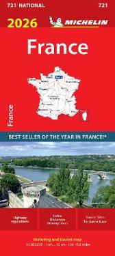 France 2026 - Michelin National Map 721