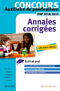 Concours Auxiliaire de puericulture - Annales corrigees - IFAP 2018/2019