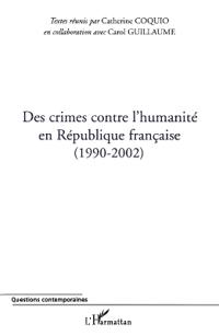 Des crimes contre l'humanité en République française