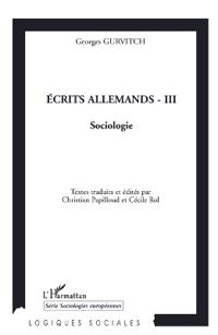 Ecrits allemands - III