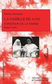La famille en A.O.F.