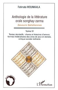 Anthologie de la littérature orale songhay-zarma