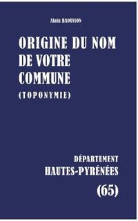 Origine du nom de votre commune