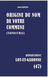 Origine du nom de votre commune