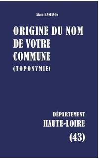 Origine du nom de votre commune