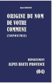 Origine du nom de votre commune
