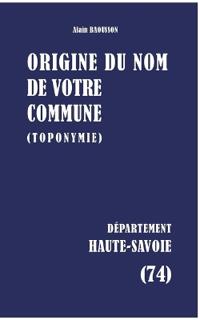 Origine du nom de votre commune