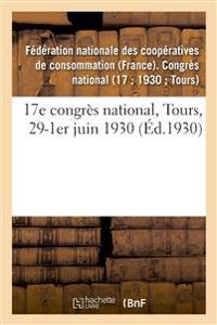 17e Congrès National, Tours, 29-1er Juin 1930