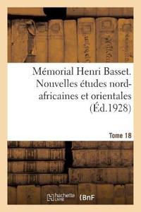Bokomslag för "Mémorial Henri Basset. Nouvelles Études Nord-Africaines Et Orientales,"