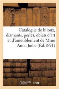 Catalogue Des Bijoux, Diamants, Perles, Objets d'Art Et d'Ameublement, Dessins, Aquarelles