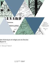 Bokomslag för "Études historiques et religieuses du Diocèse de Bayonne"