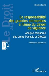 La responsabilité des grandes entreprises à l'aune du devoir de vigilance