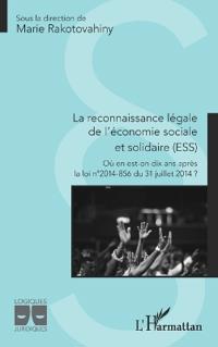 La reconnaissance légale de l'économie sociale et solidaire