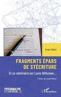 Fragments épars de stécriture