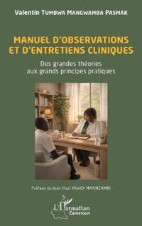 Manuel d'observations et d'entretiens cliniques