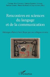Rencontres en sciences du langage et de la communication