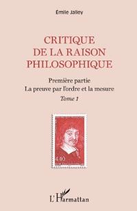 Critique de la raison philosophique