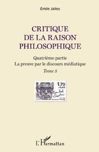 Critique de la raison philosophique