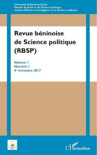 Revue béninoise de Science politique (RBSP)