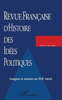 Langues et nations au XIXe siècle