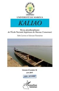 Kaliao Revue pluridisciplinaire de l'Ecole Normale Supérieure de Maroua (Cameroun)
