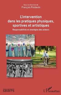 L'intervention dans les pratiques physiques, sportives et artistiques