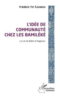 L'idée de communauté chez les Bamiléké